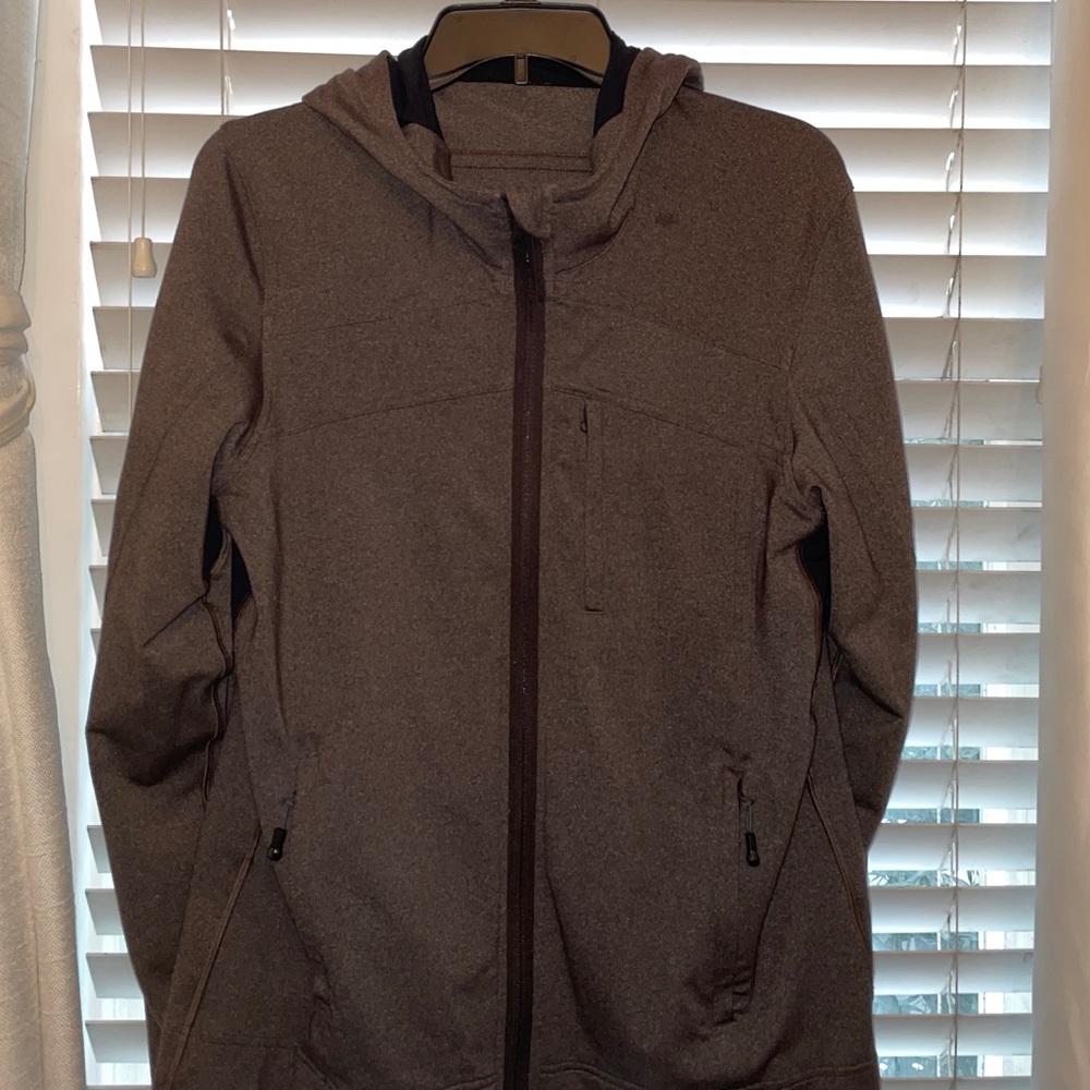 Lululemon Men’s Full Zip Hooded Jacket Brown